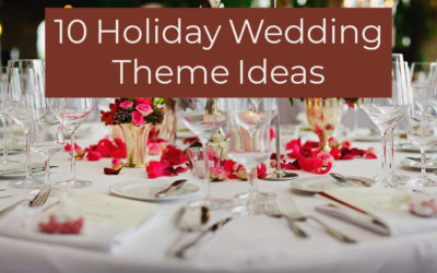 10 Holiday Wedding Theme Ideas